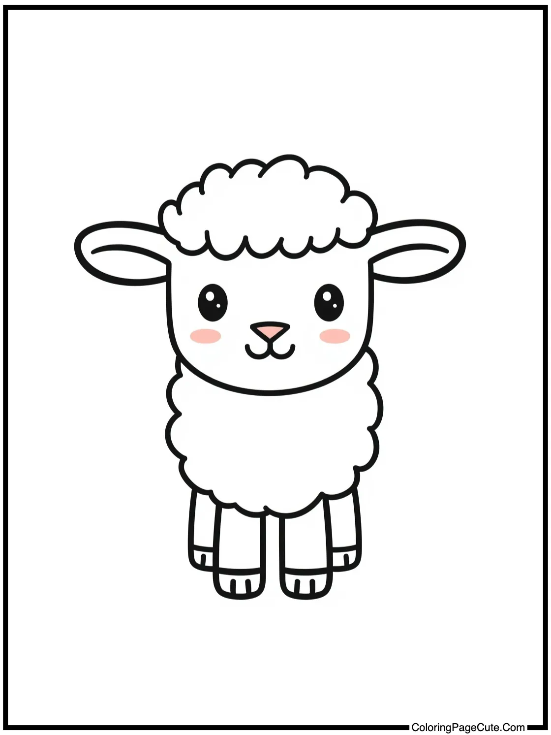 cheerful little lamb