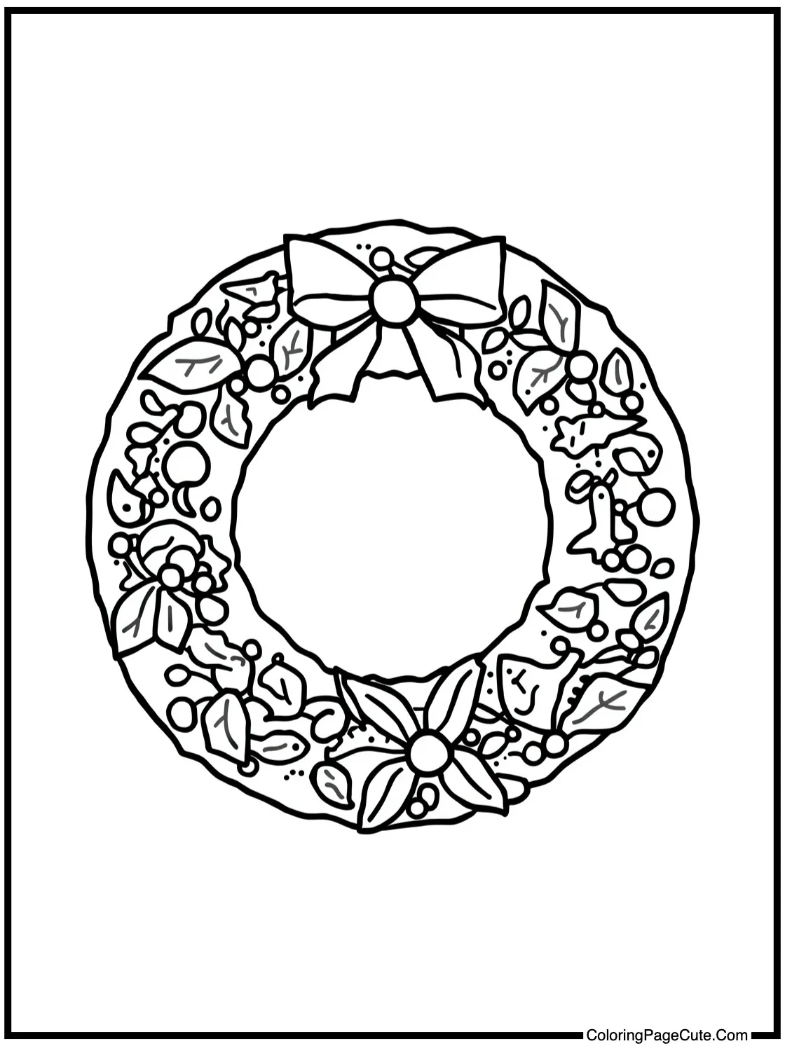 sparkling holiday wreath