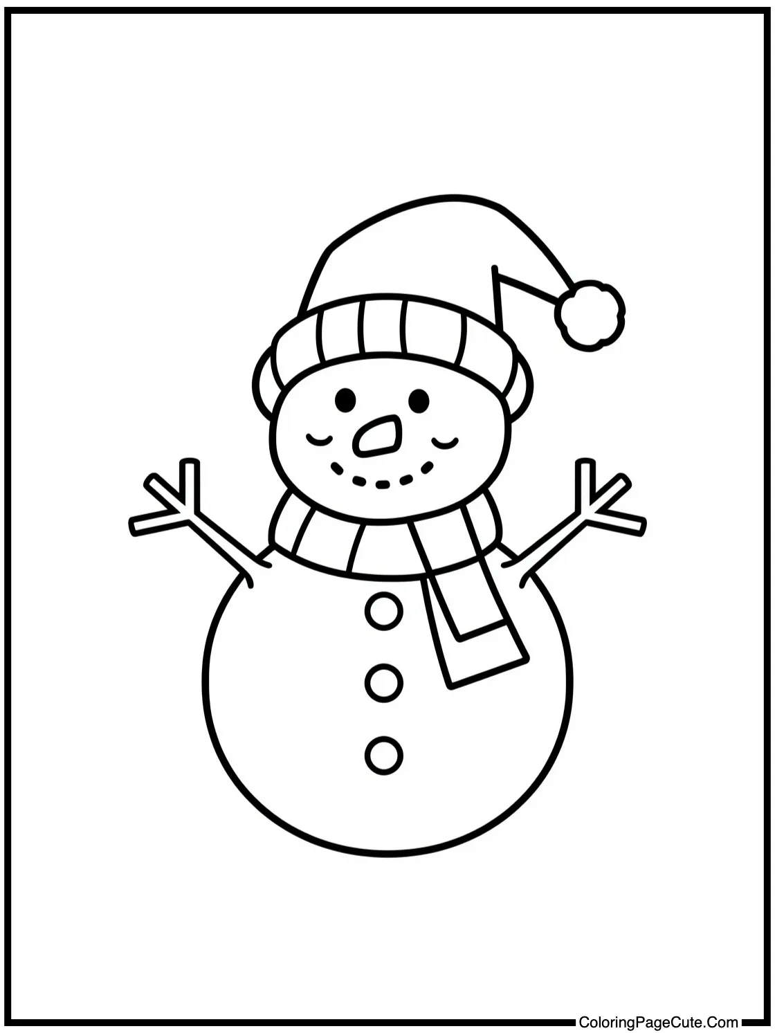 happy little snowman