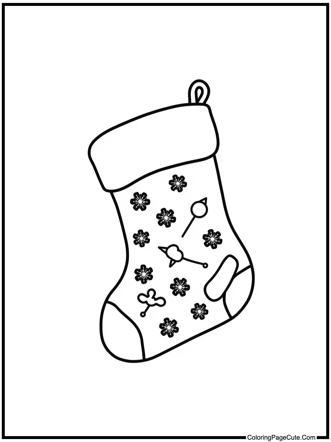 cheerful Christmas stocking