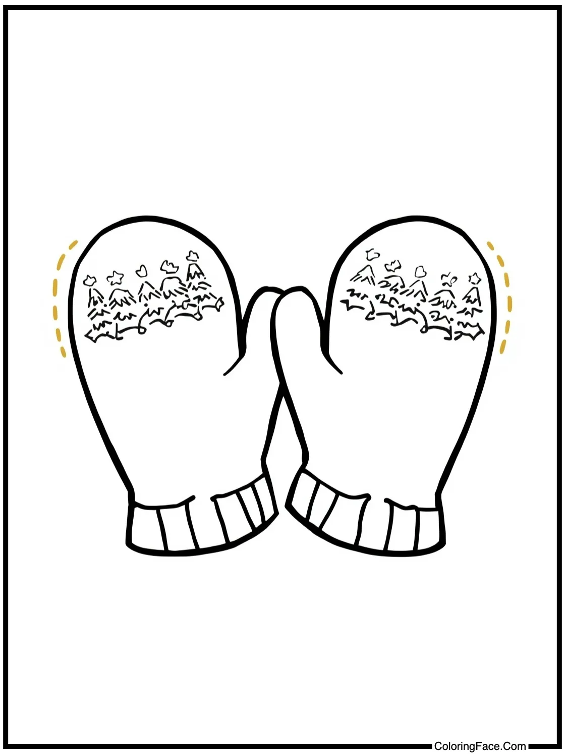 mitten warming hands