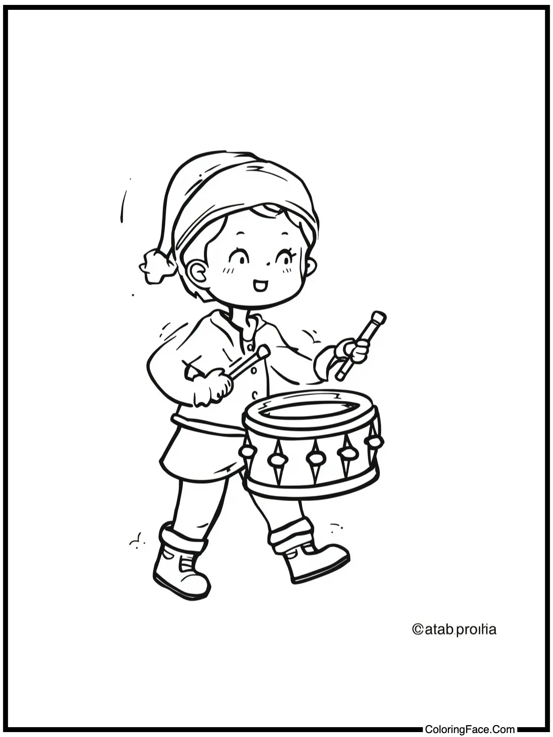 drummer boy marching