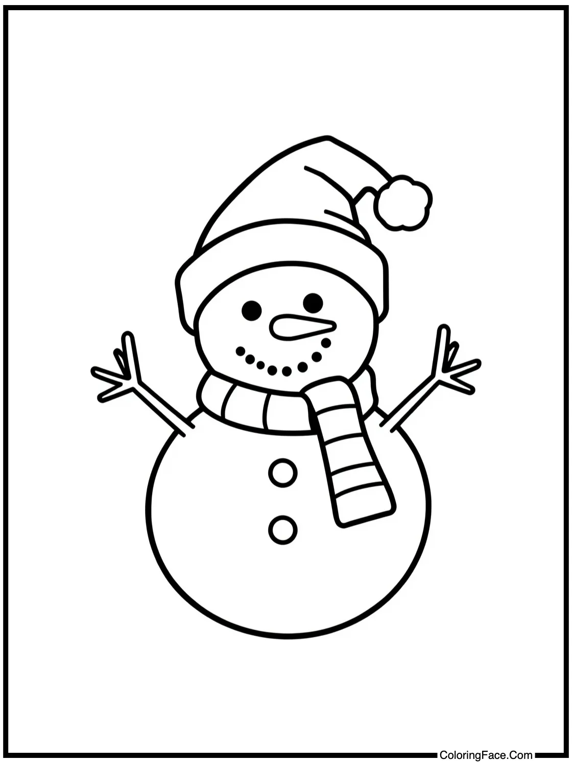 happy little snowman