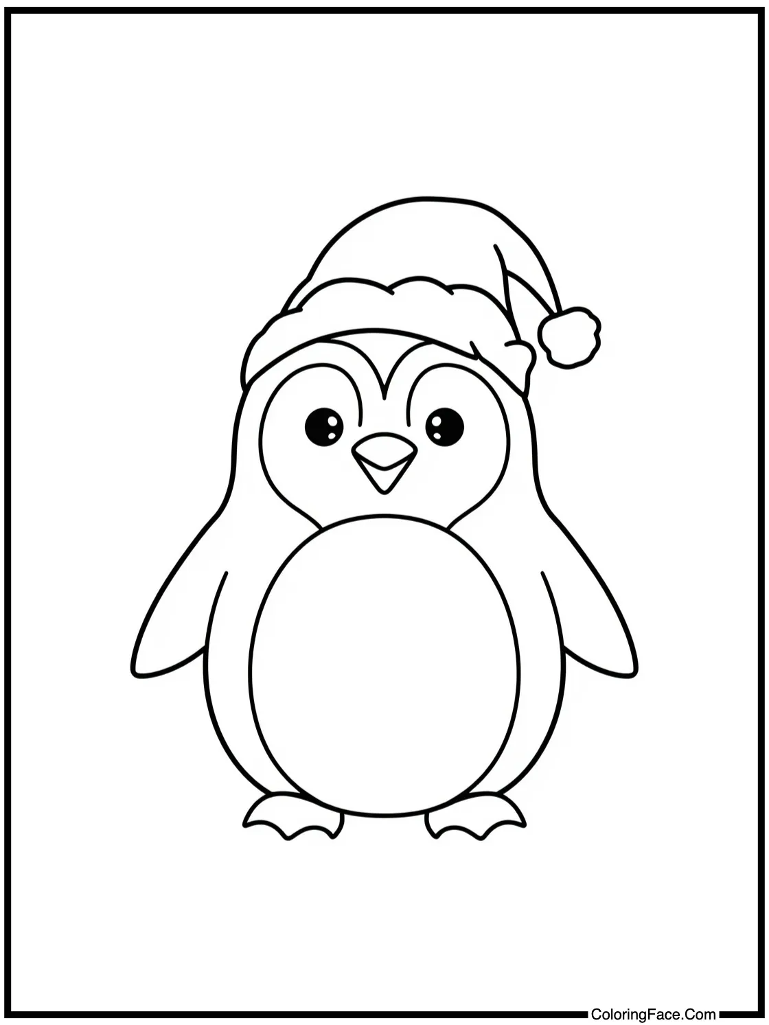 penguin with hat