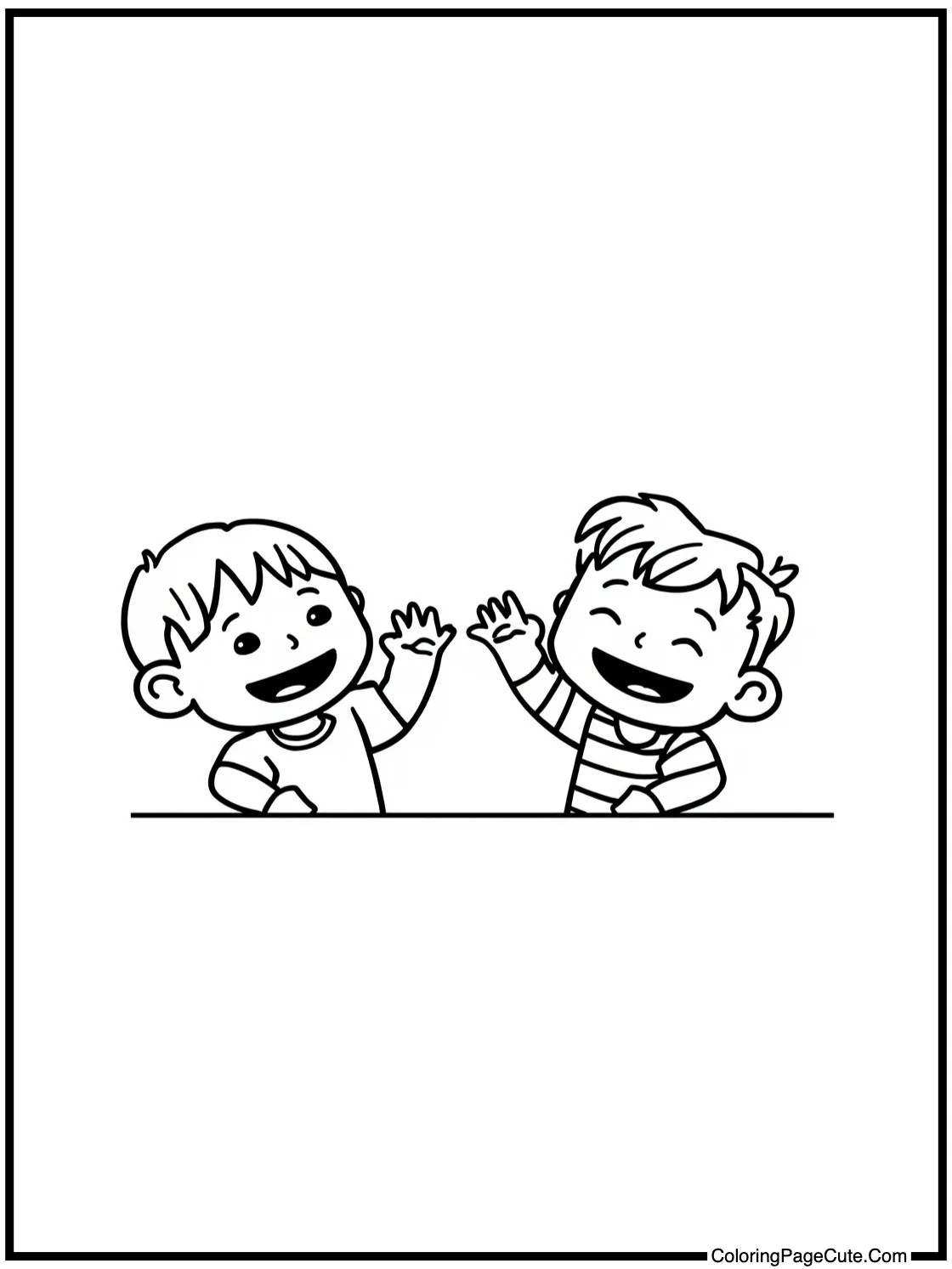 playing with puppets