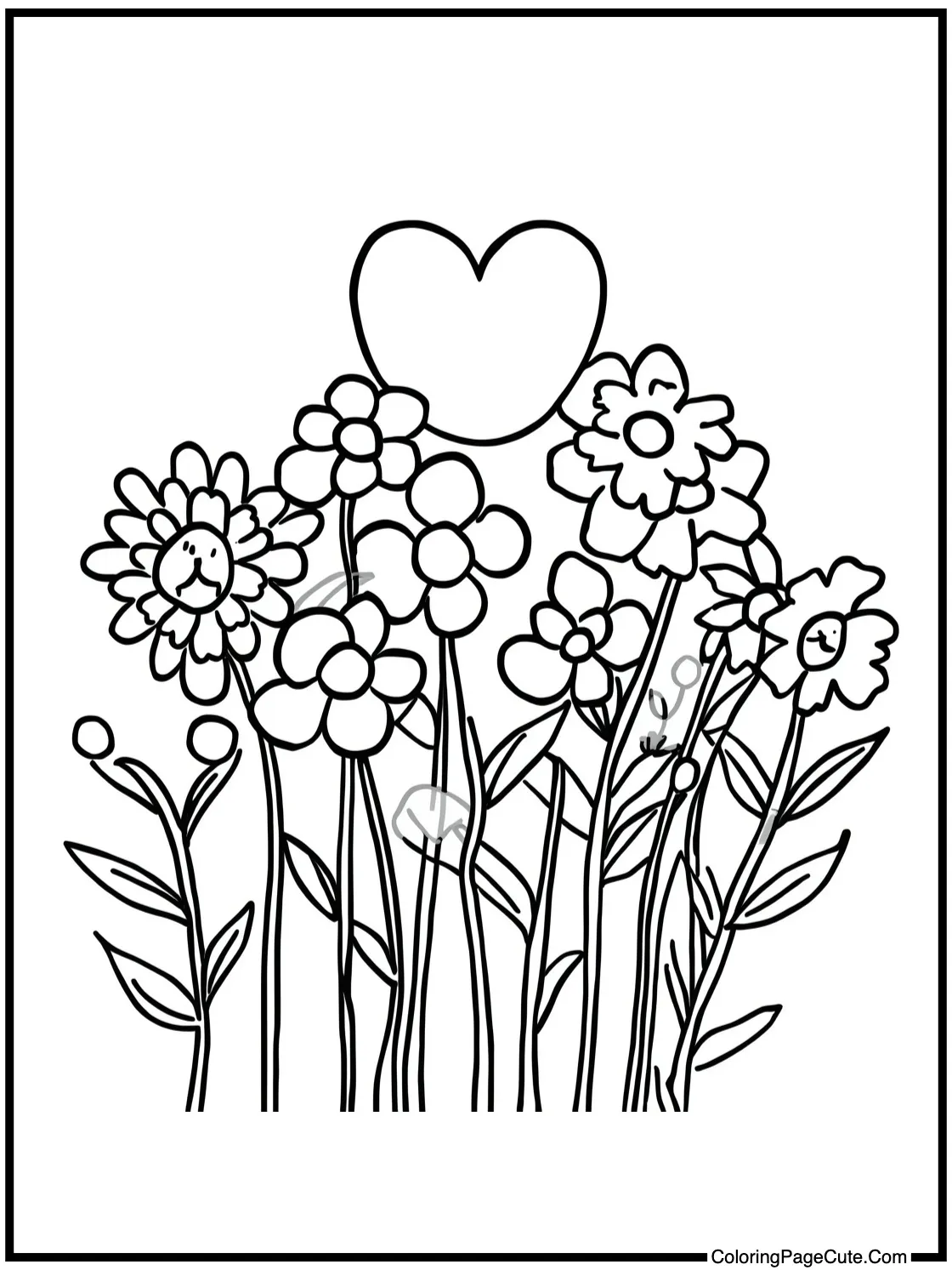 with flower bouquets