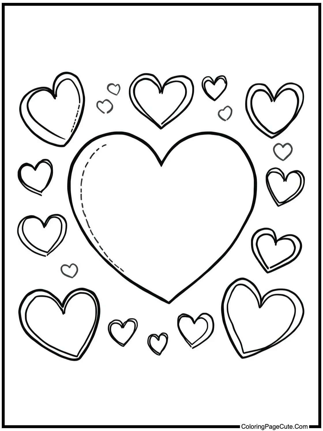 showing hearts everywhere