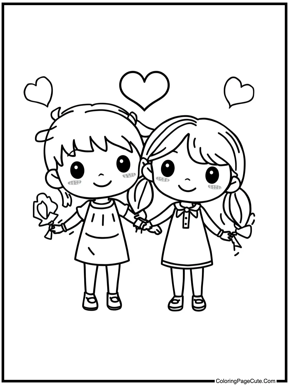 with friendship bracelets