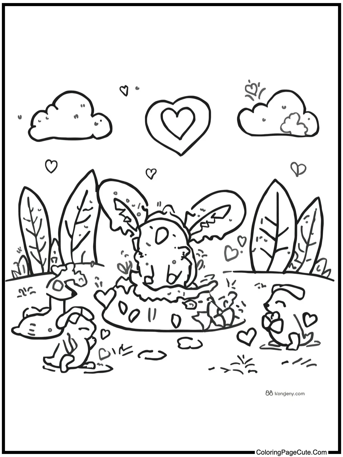 showing peaceful scenes