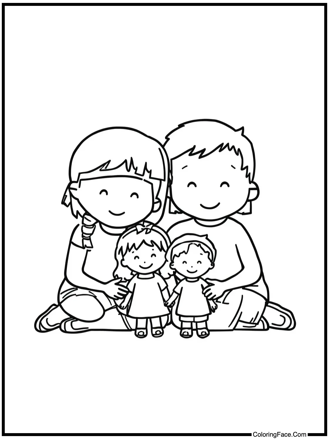 with a cheerful rainbow.