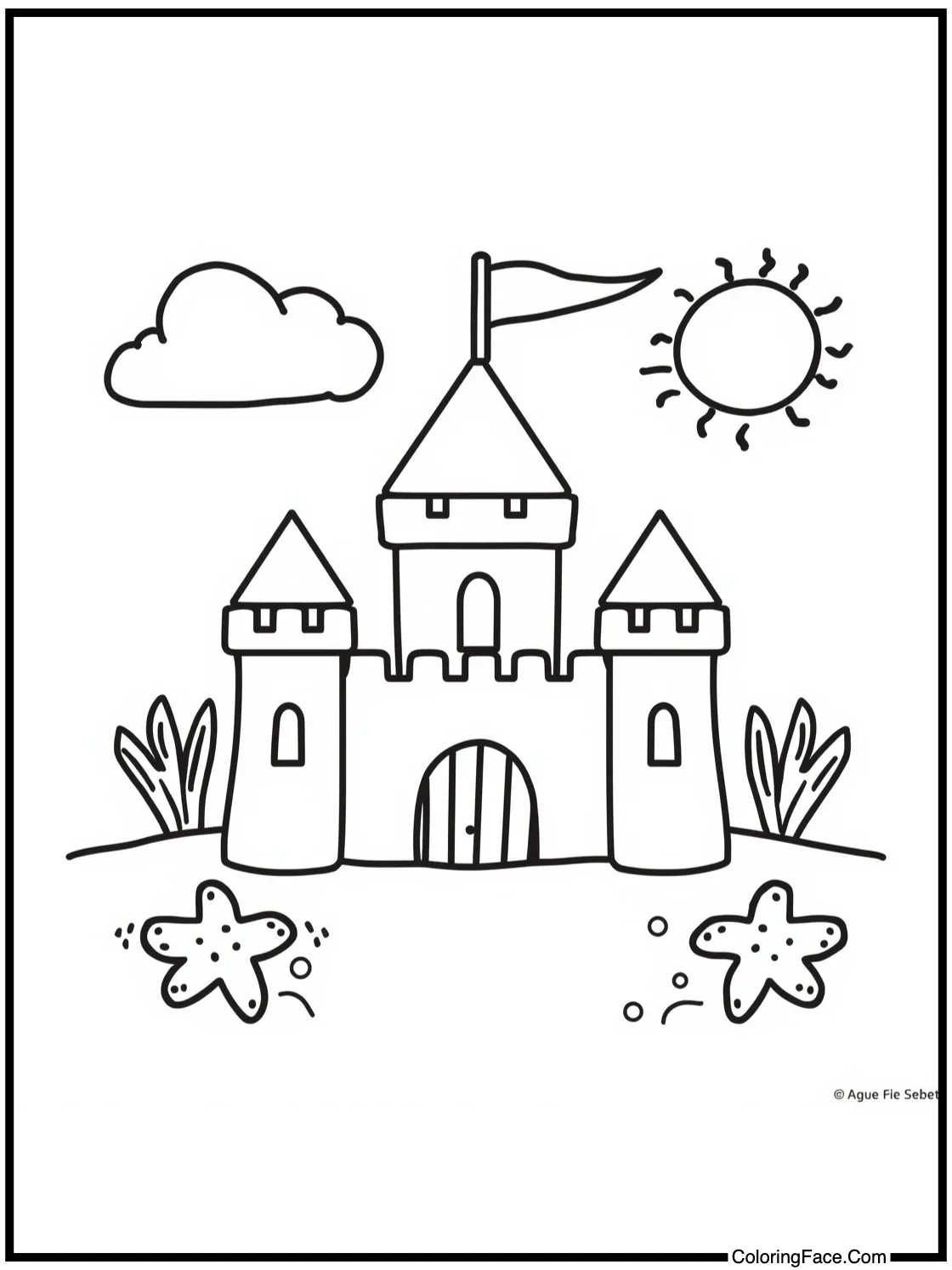 showing a warm beach.