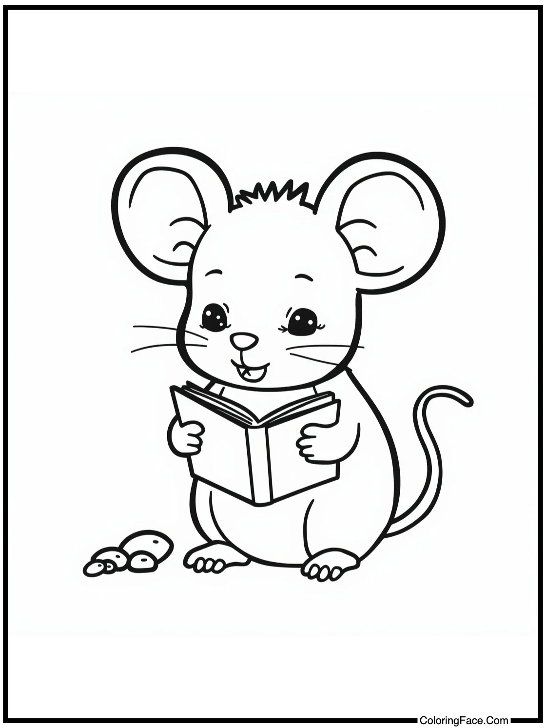 of a reading mouse.