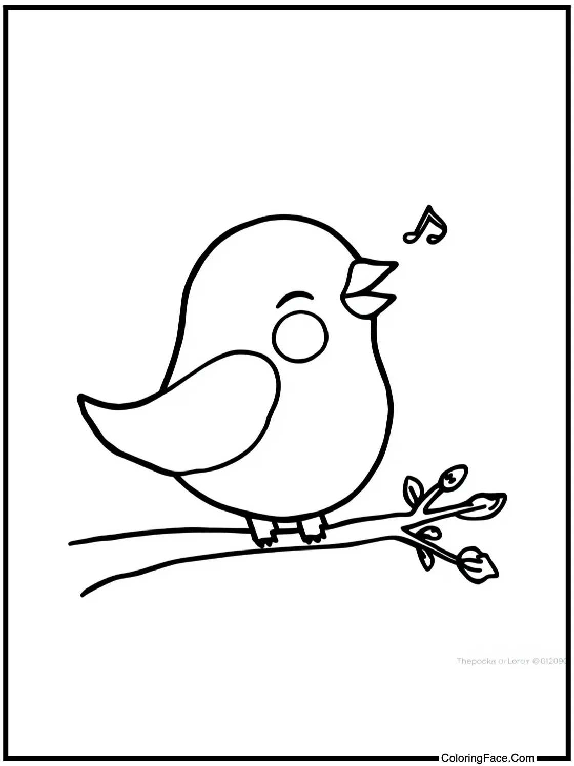 featuring a singing bird.