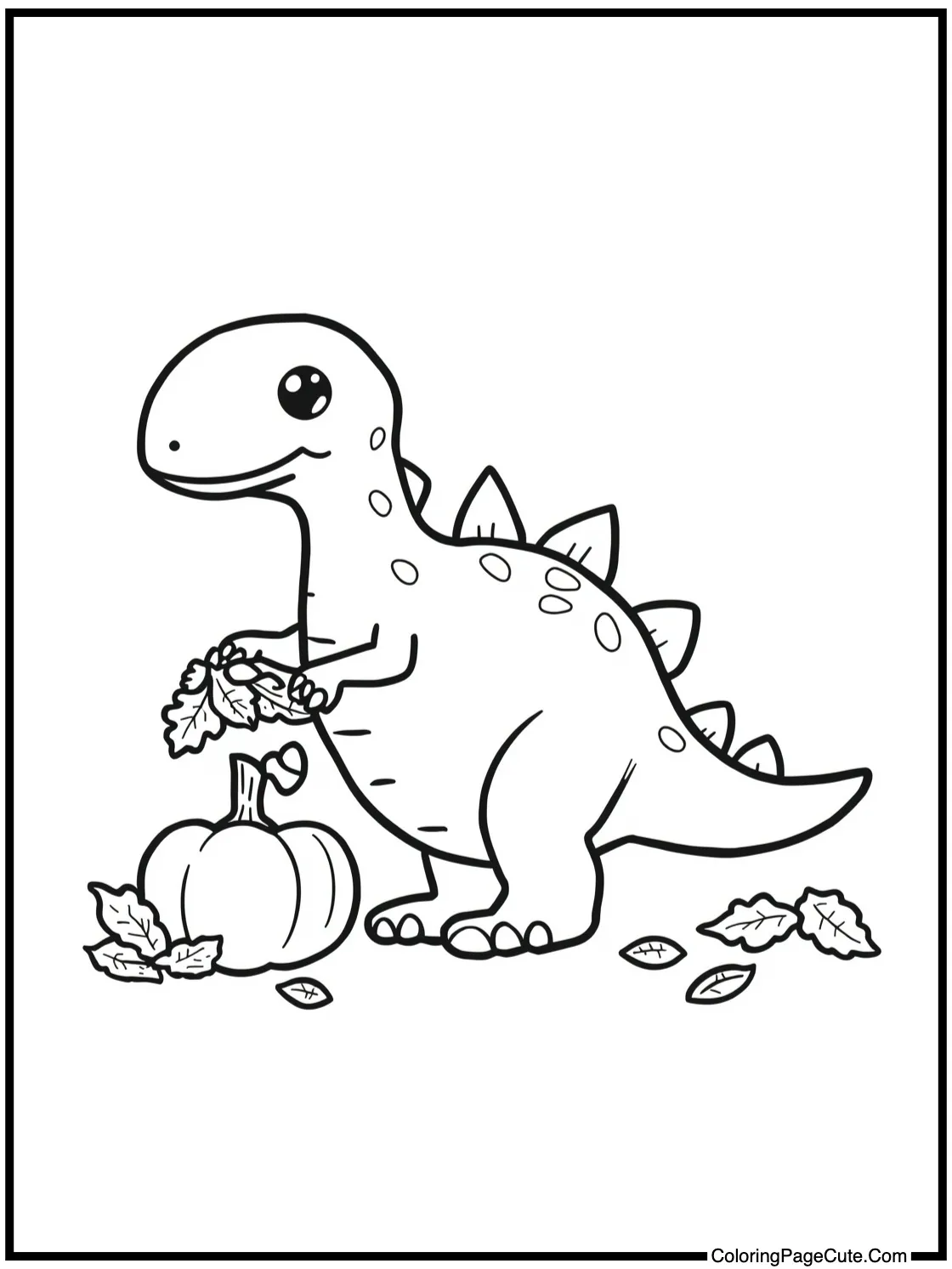 collecting autumn leaves