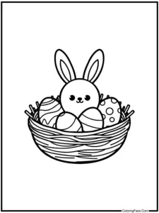 Cute Easter Coloring Pages