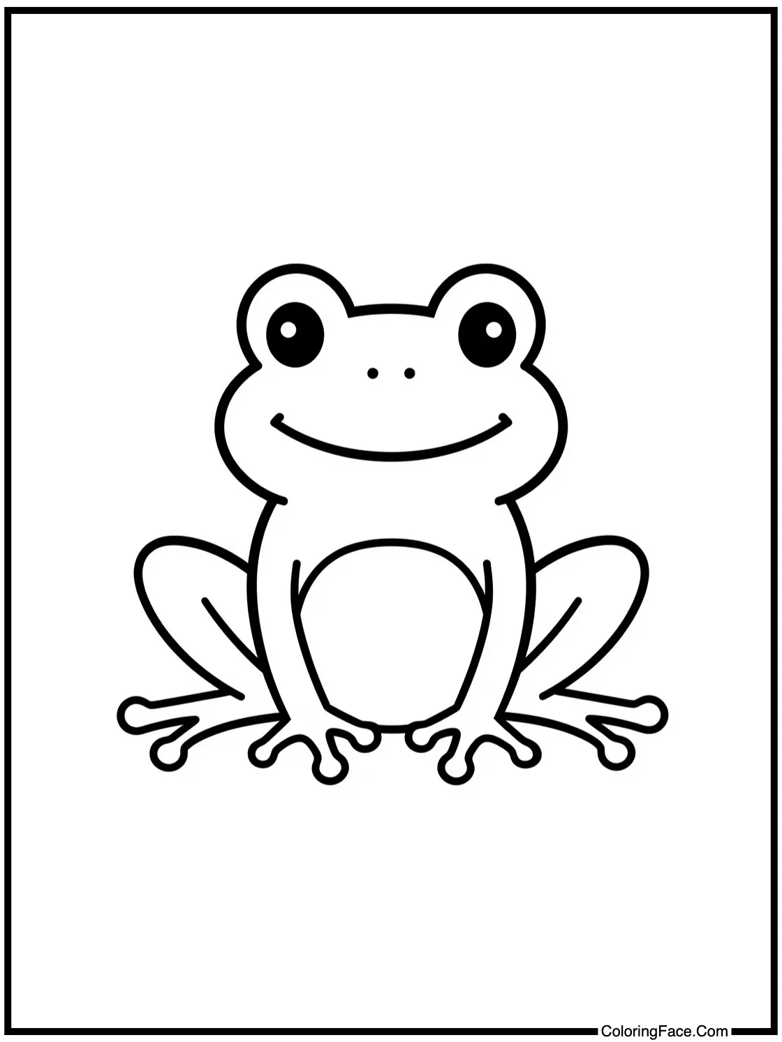 playful frog