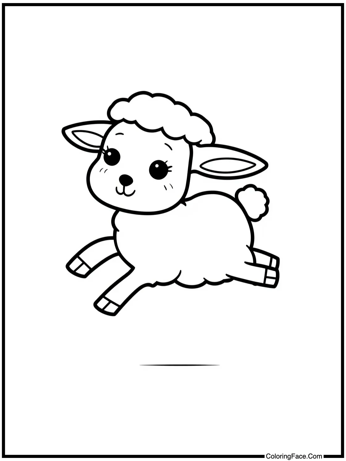 jumping lamb