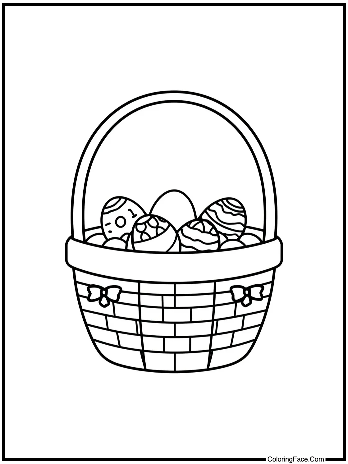 decorated basket