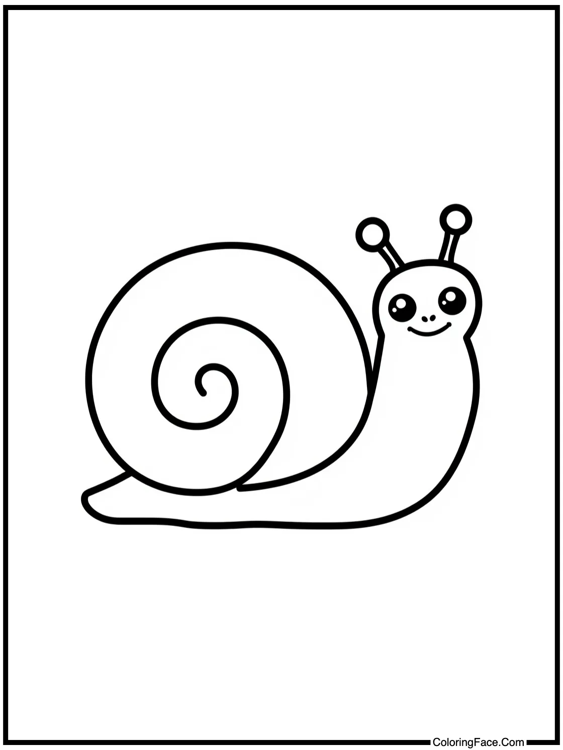 crawling snail