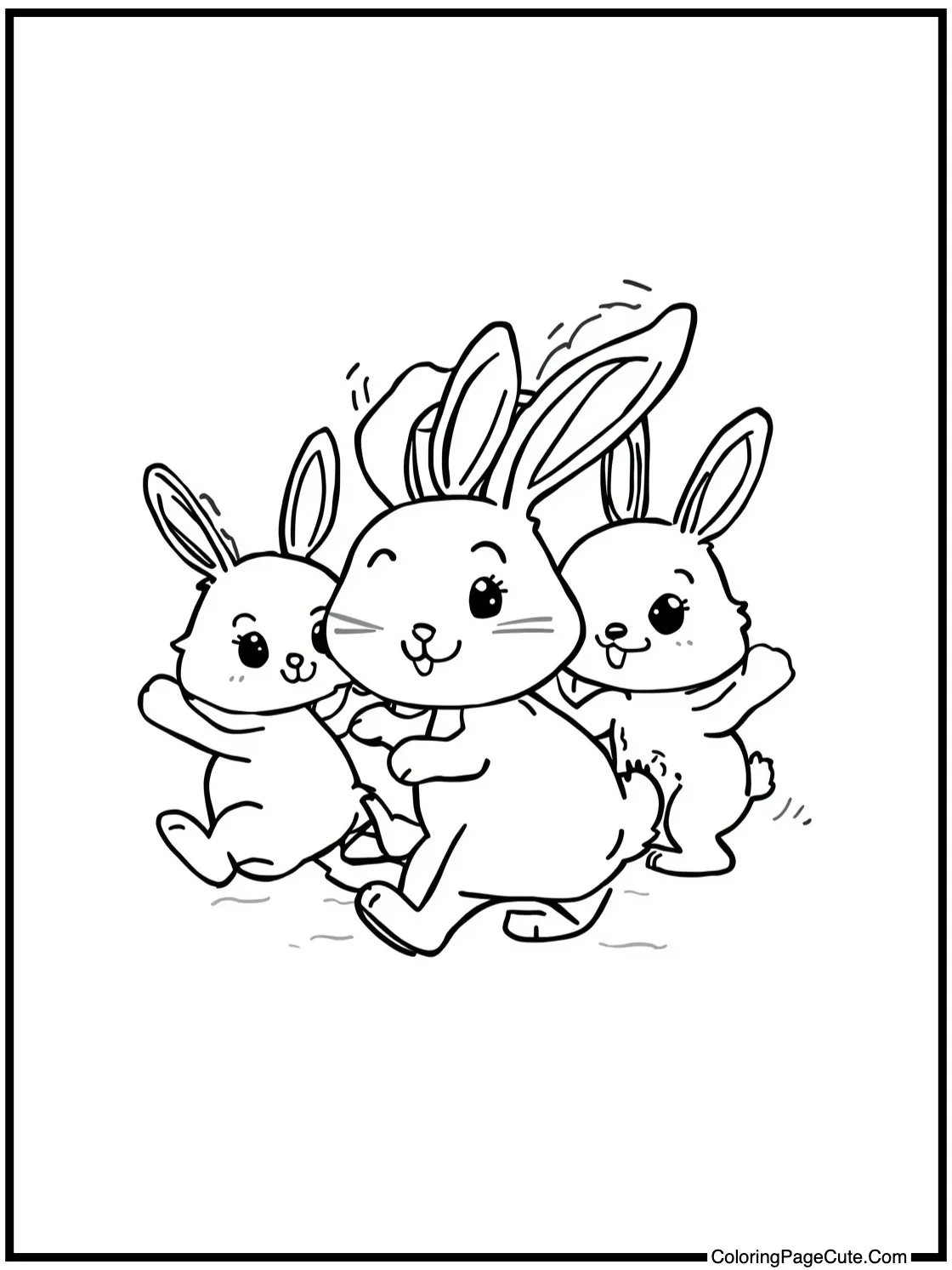 hopping bunnies