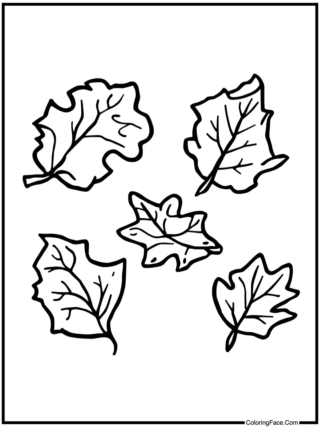 children playing leaves