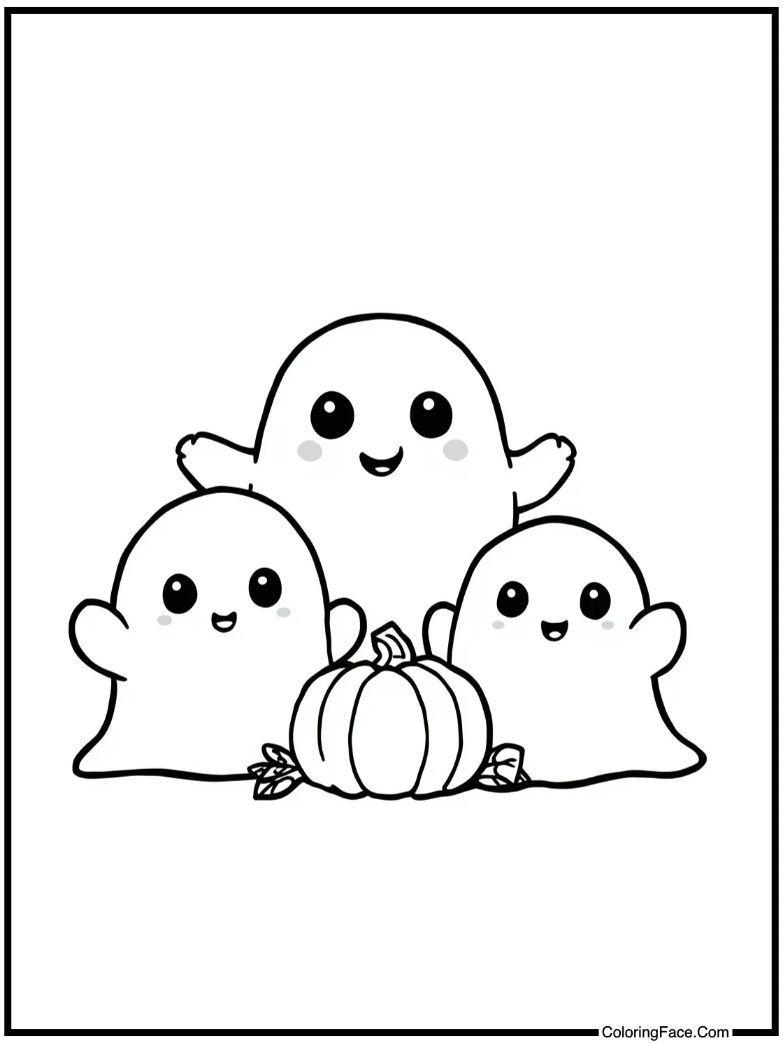 adorable ghost friends