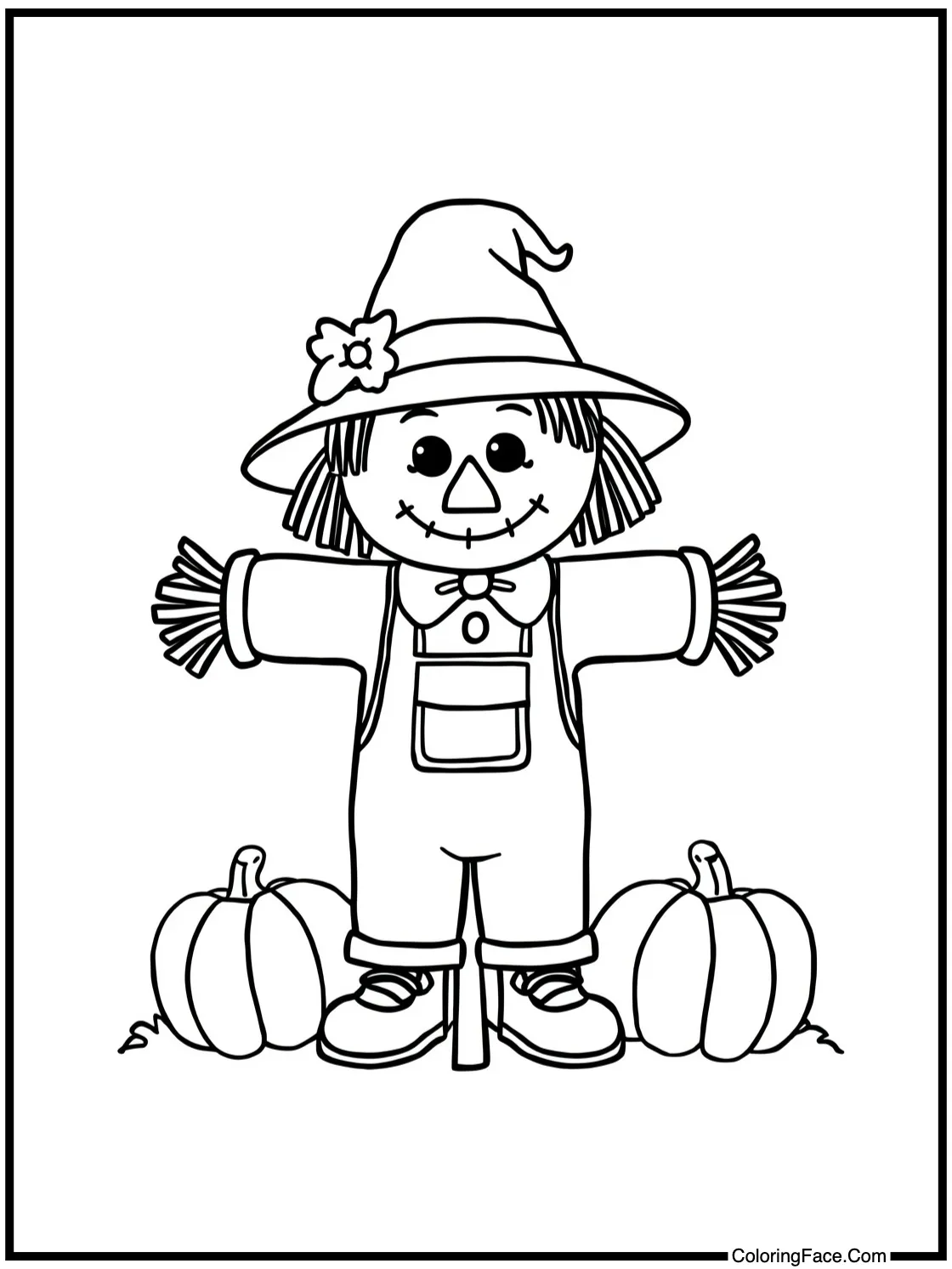 happy little scarecrow