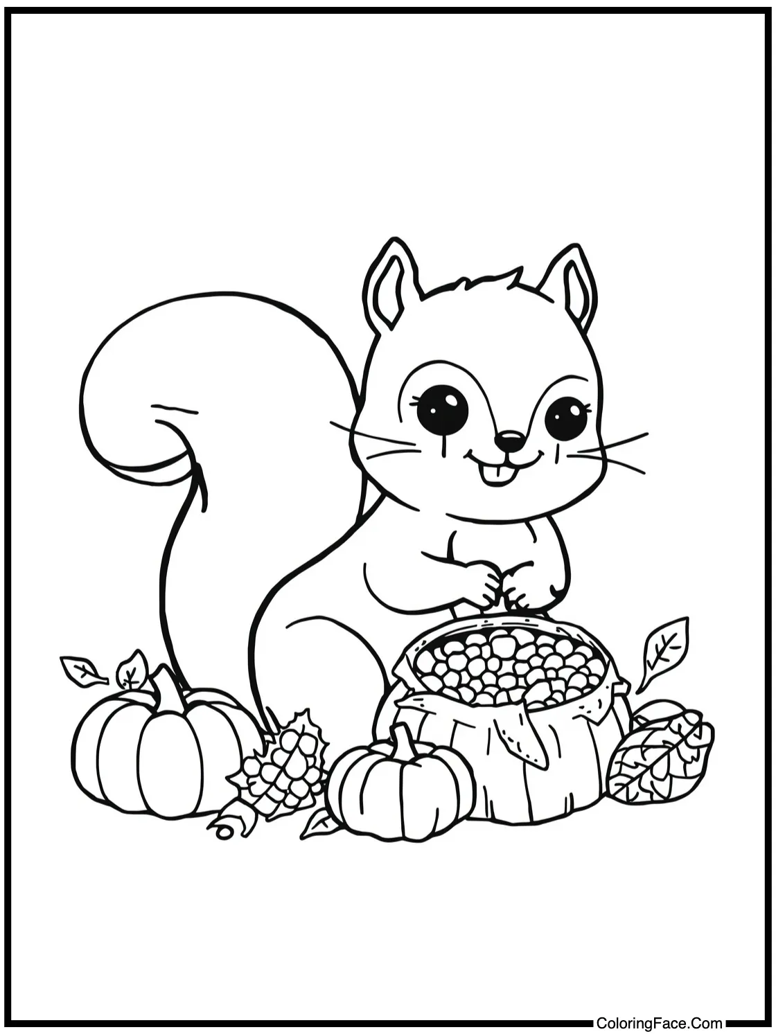 little squirrel's stash