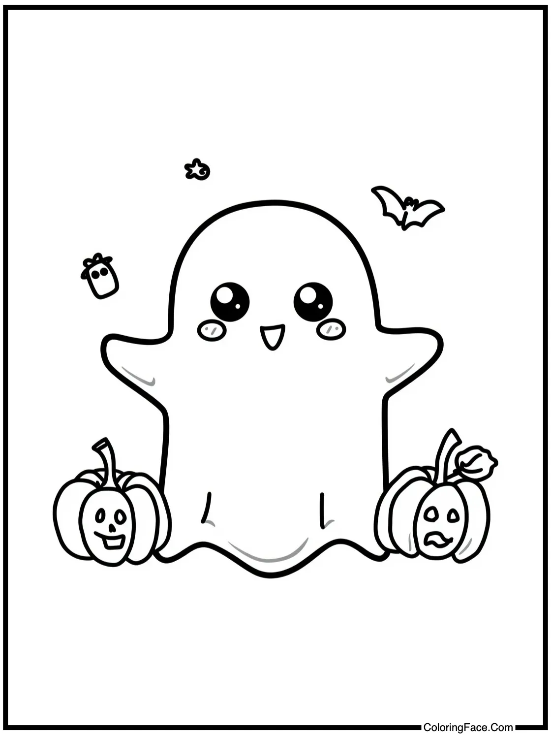 cute little ghosts