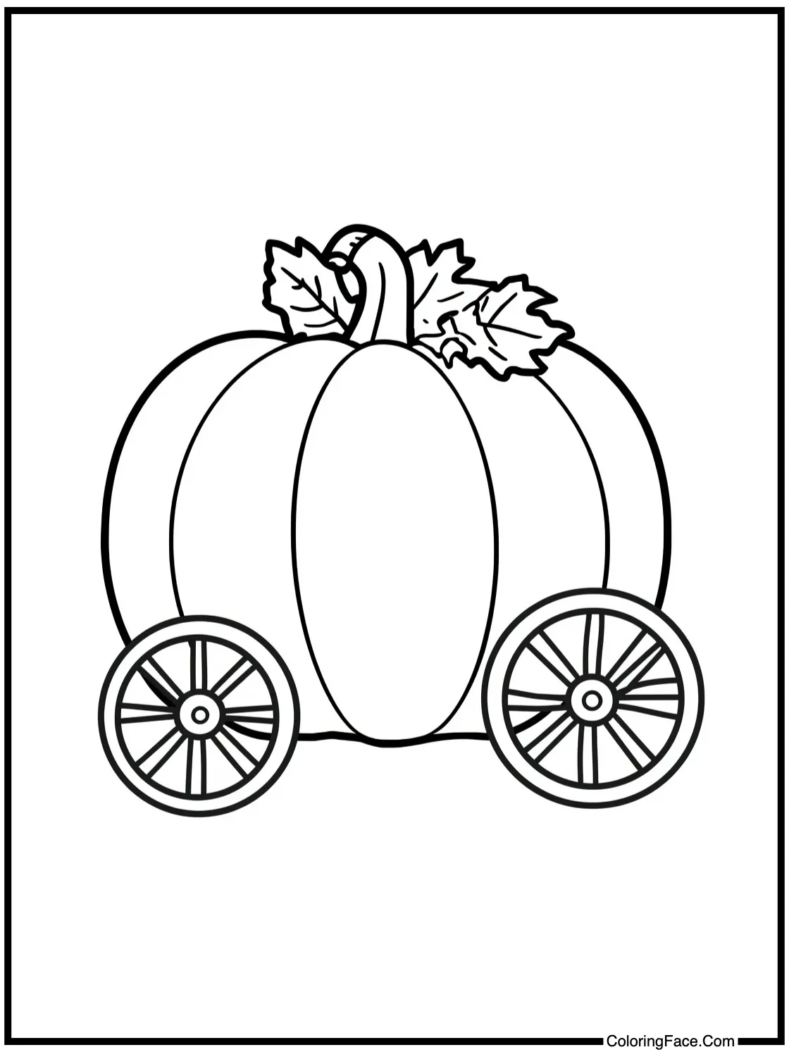 charming pumpkin carriage