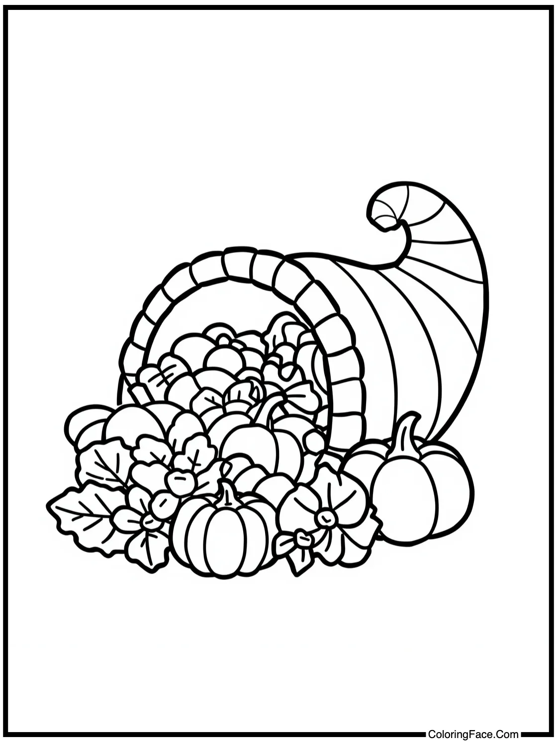 adorable cornucopia design