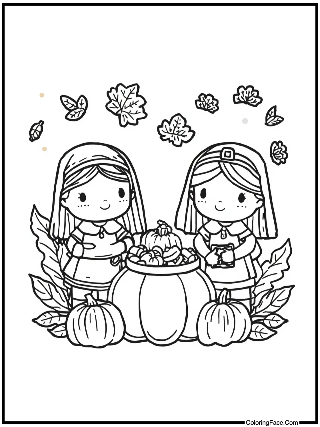 little pilgrims thankful