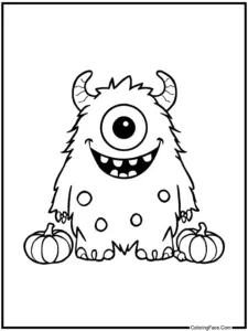 Cute Fall Coloring Pages
