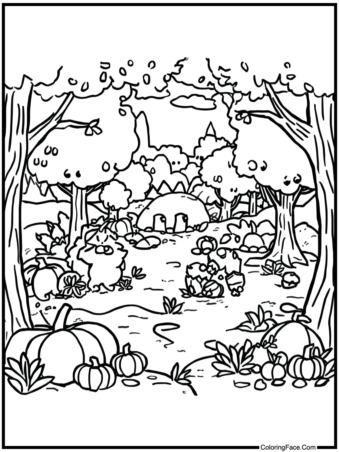 enchanting autumn park