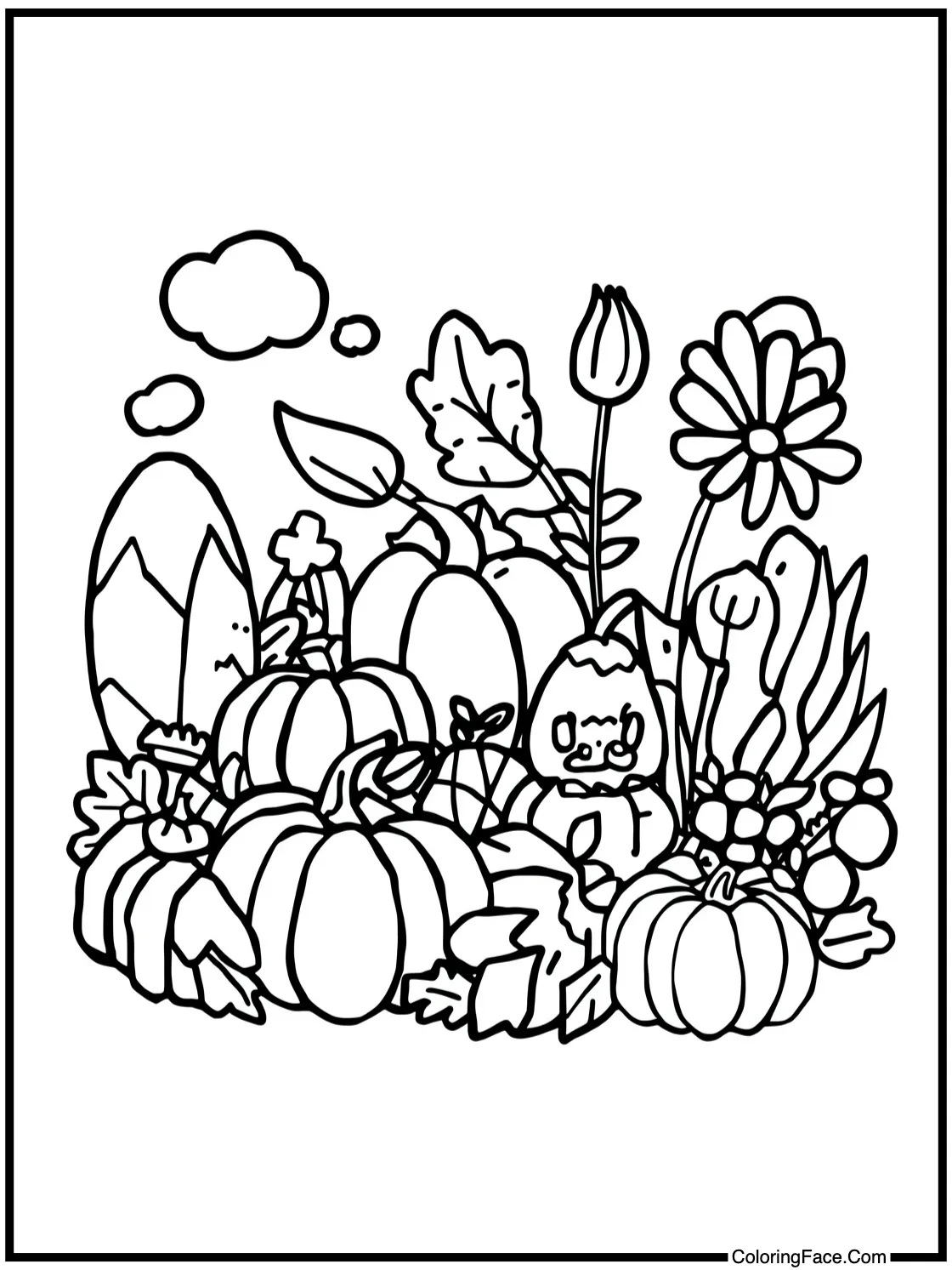 charming fall garden