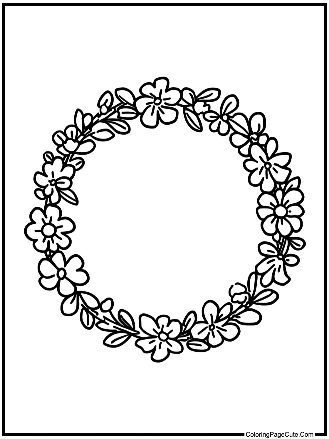 a charming wreath