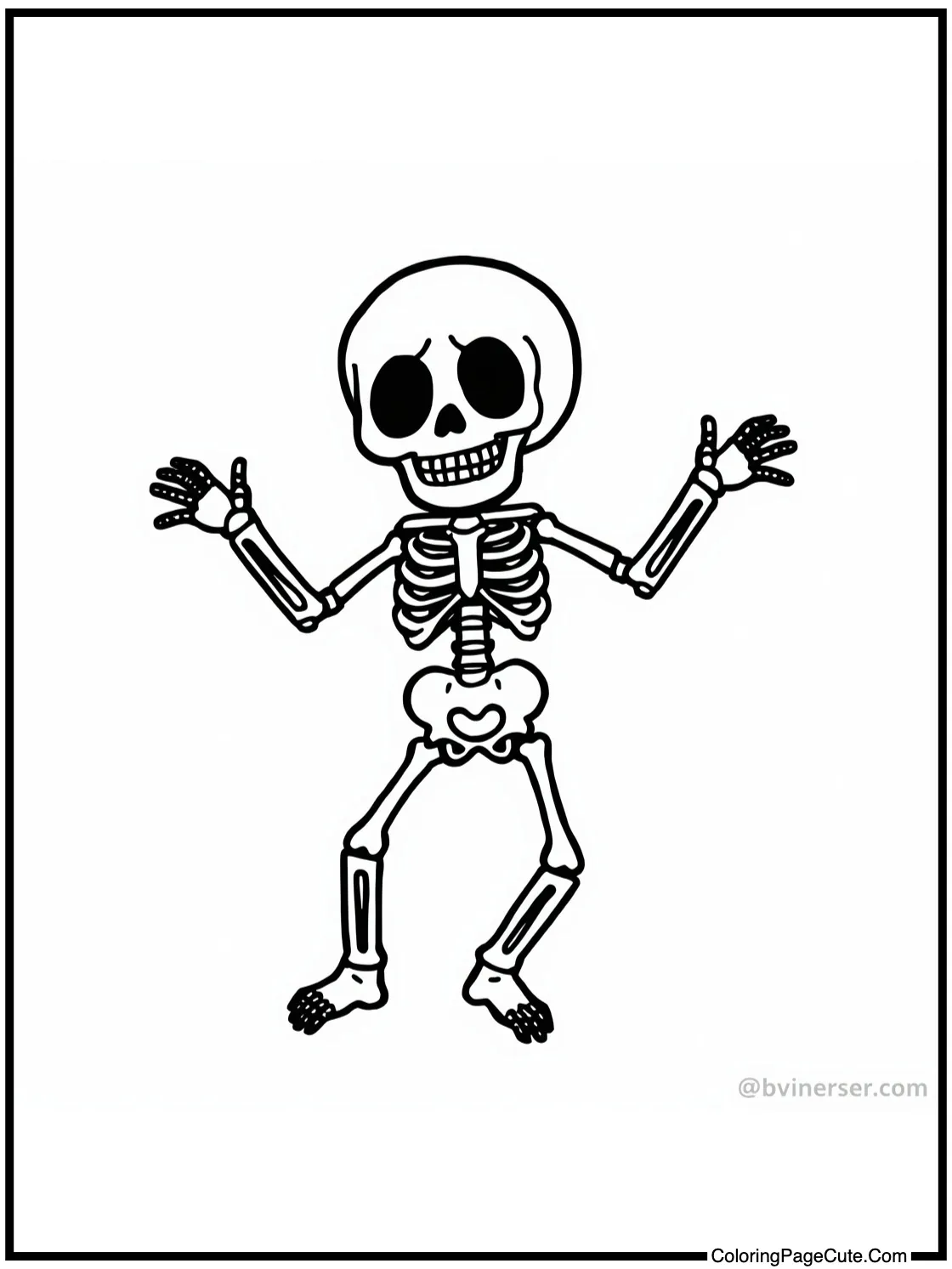 skeleton dancing joyfully