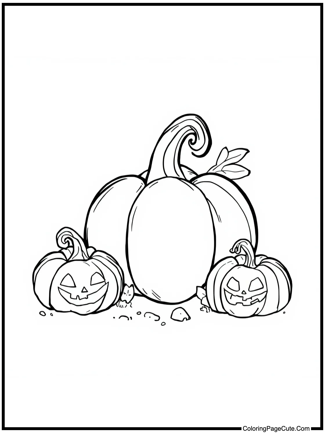 pumpkins glowing softly