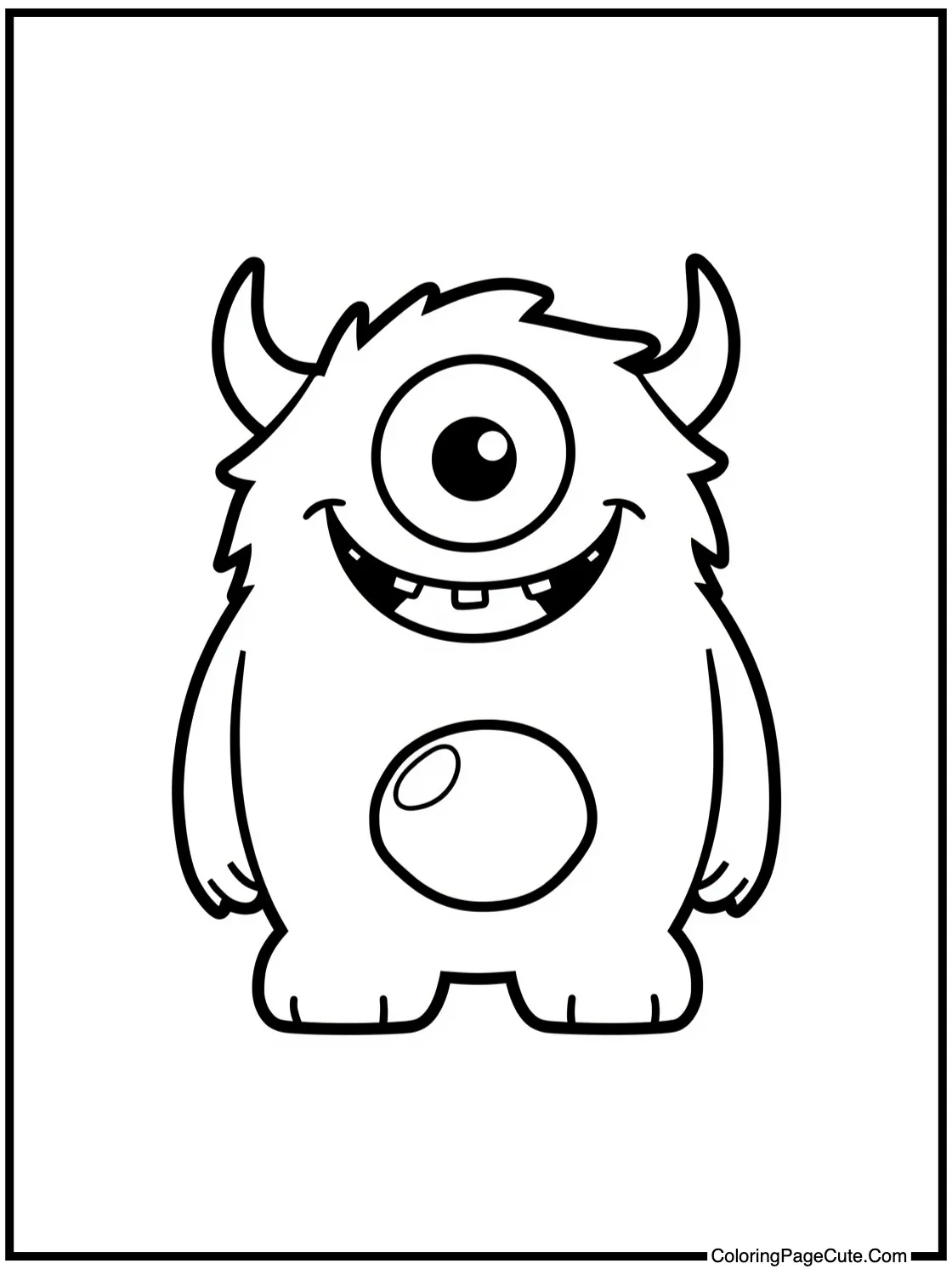 little monster smiling