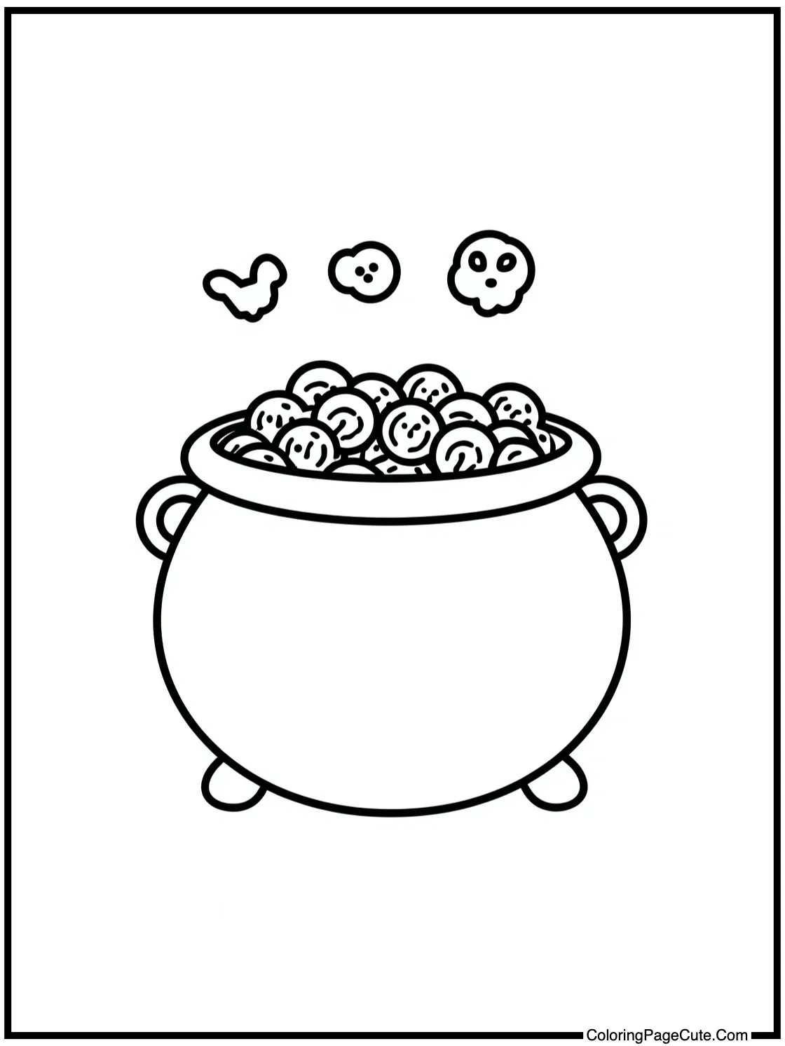 cauldron with treats