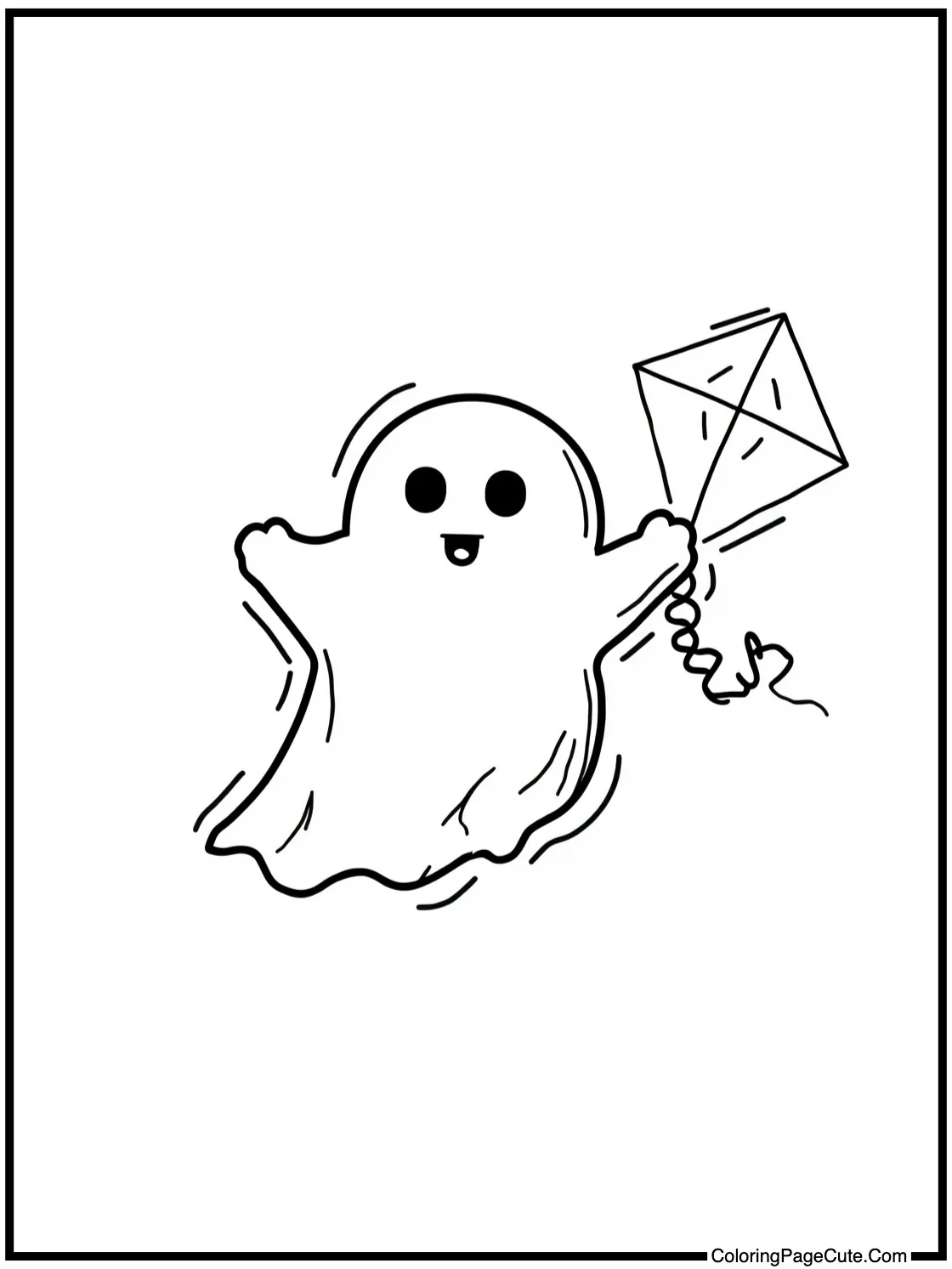 ghost flying kite