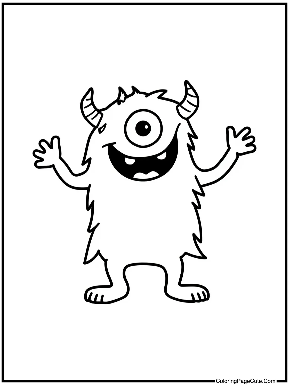 friendly monster dancing