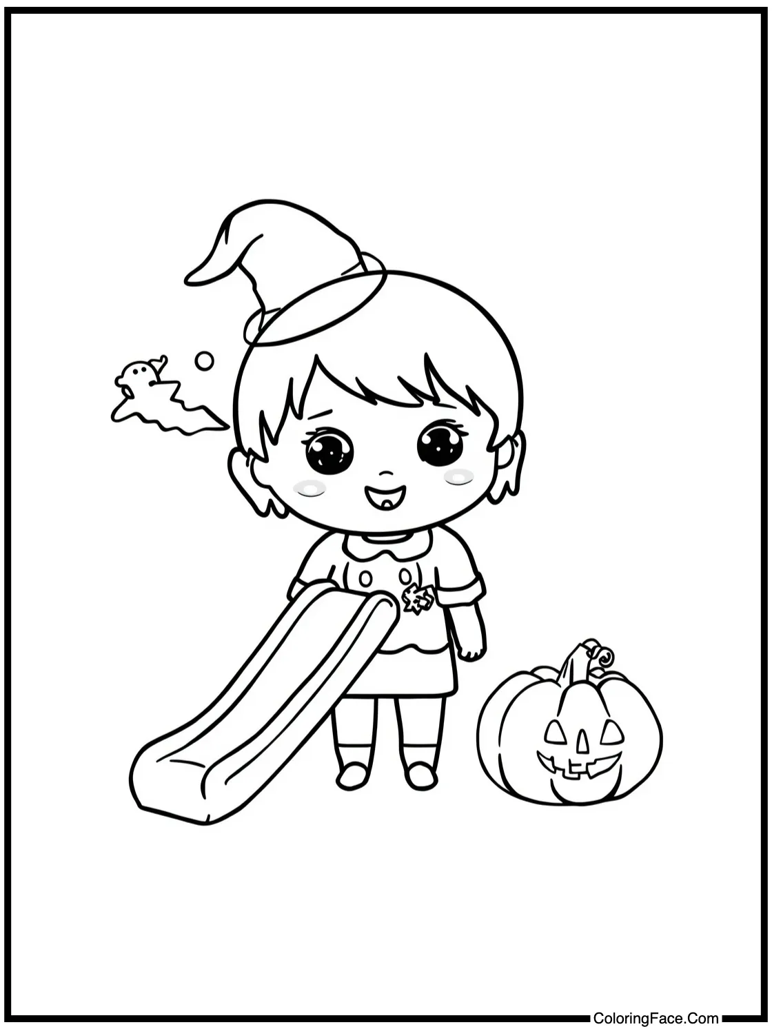 with a sliding child