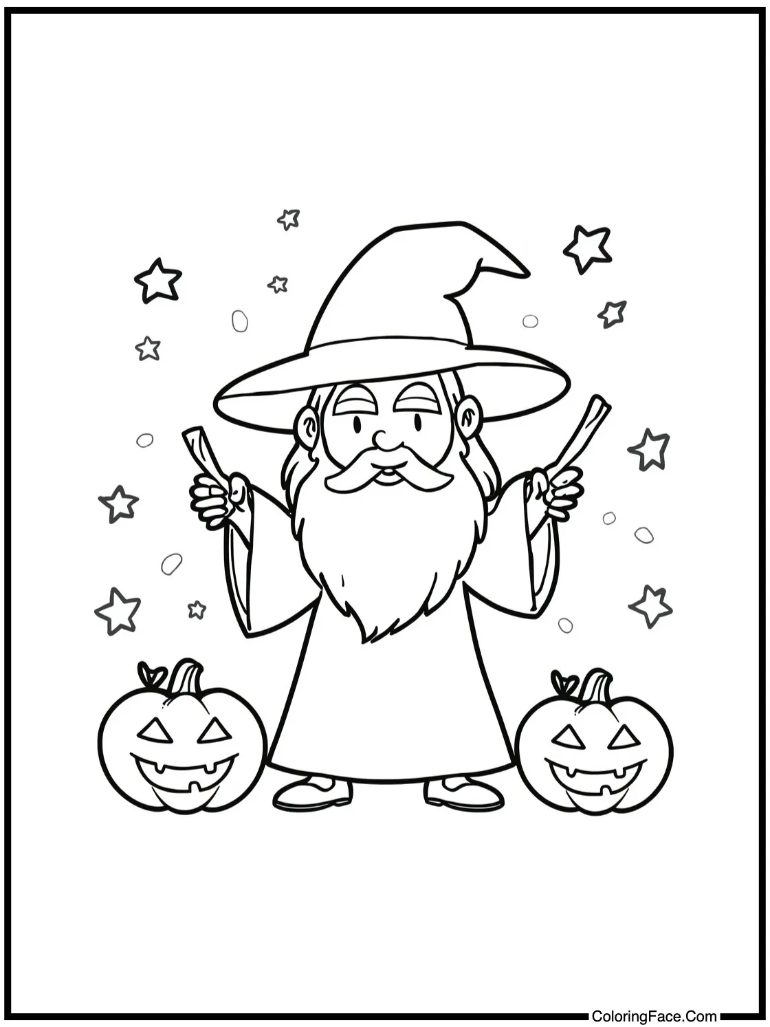 wizard casting spells