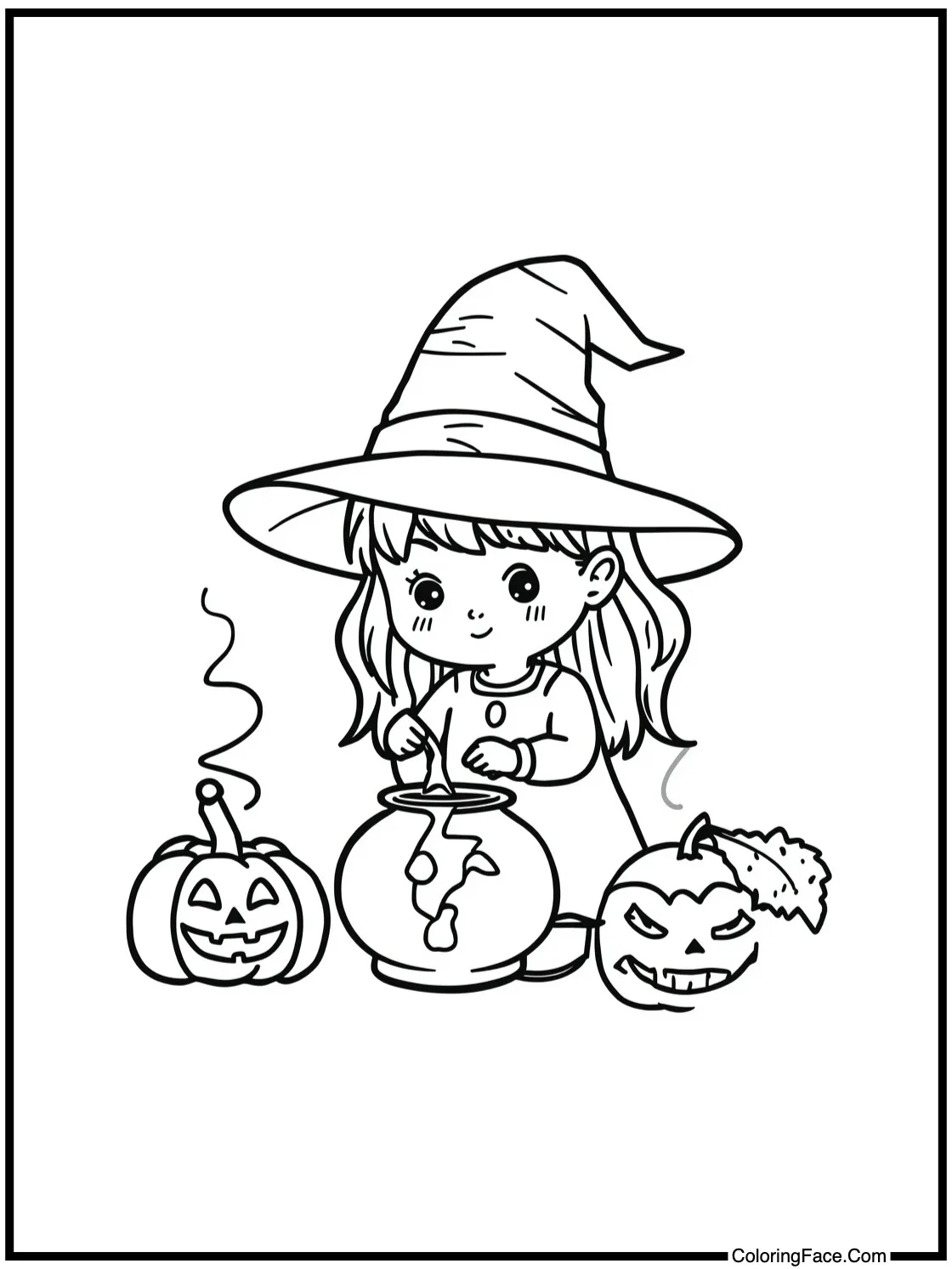 little witch brewing