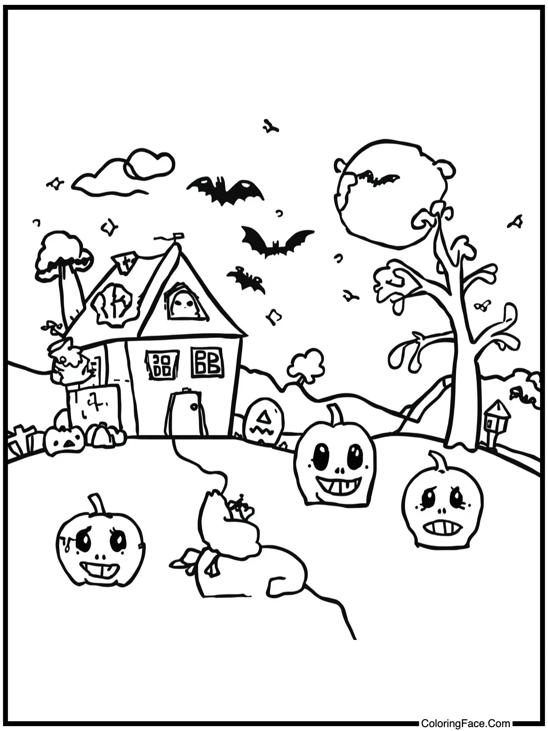 spooky cute landscape