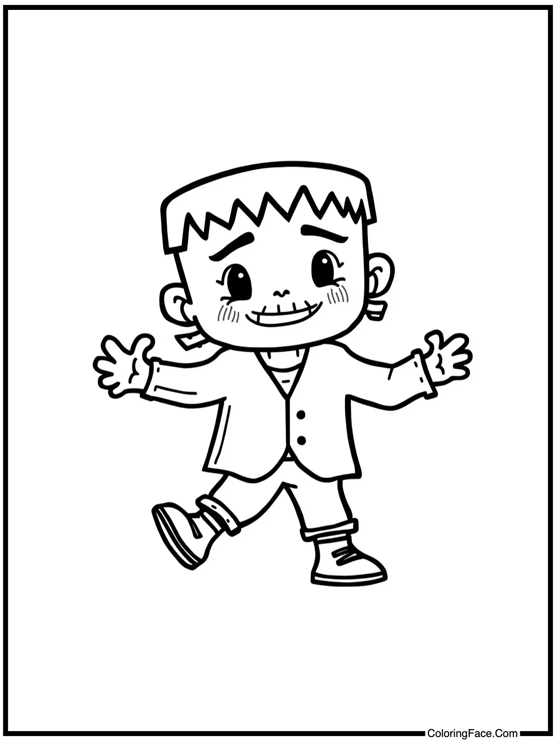 happy Frankenstein dancing