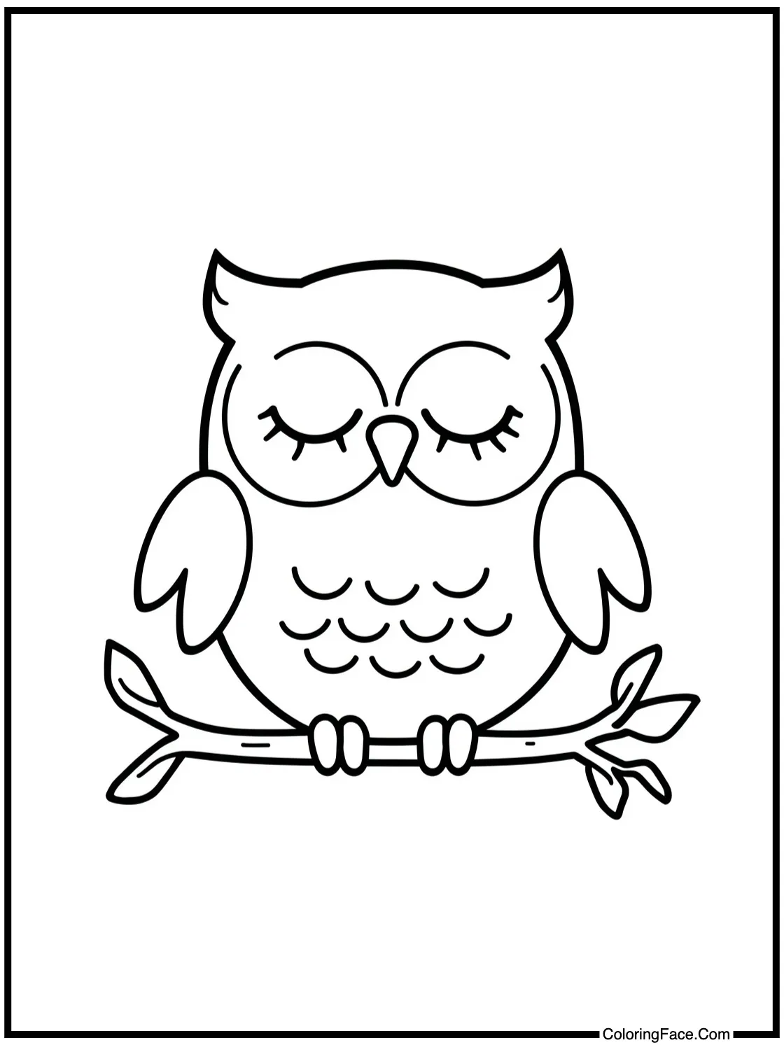 sleepy owl hooting