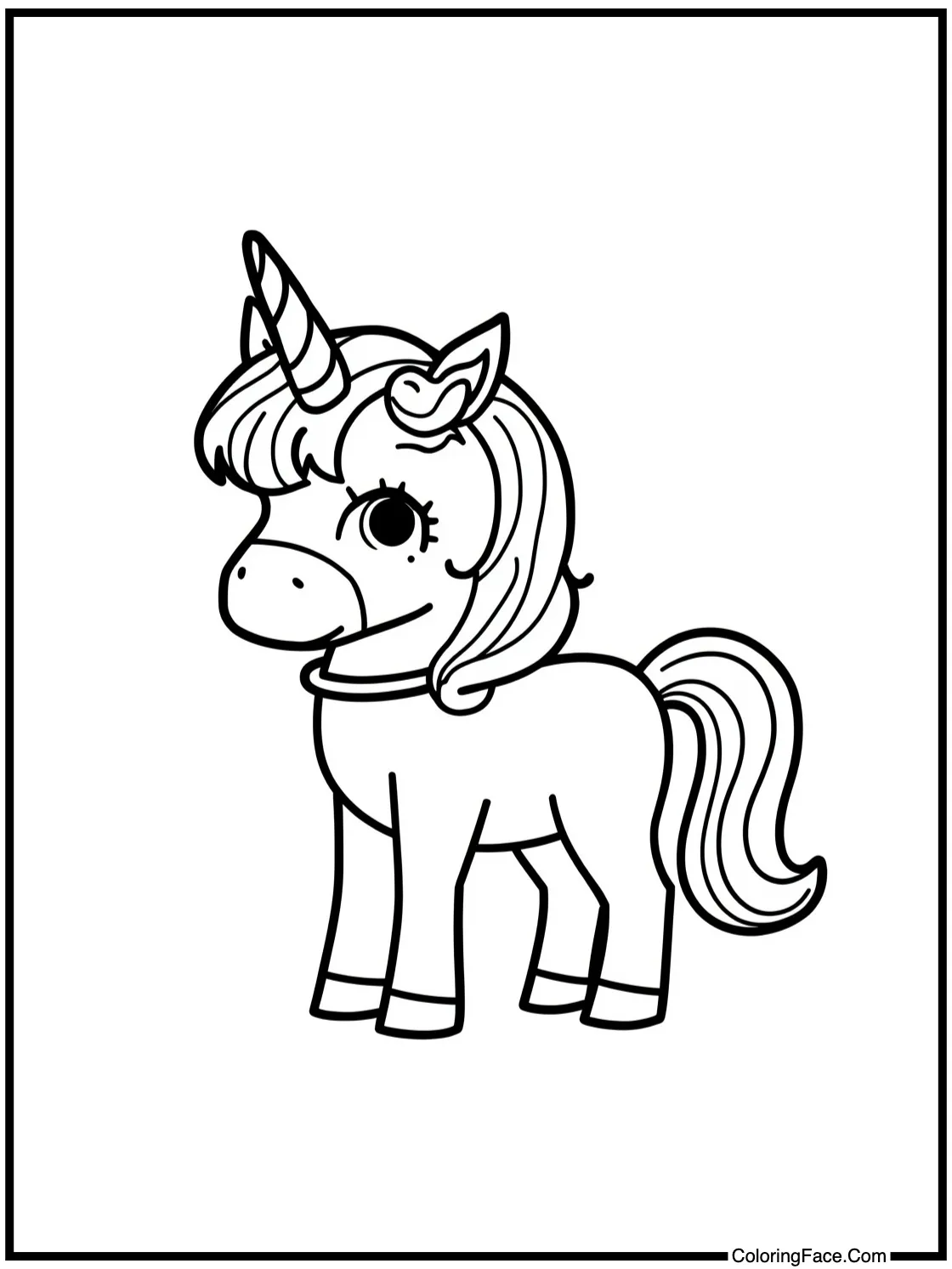 unicorn wearing costume