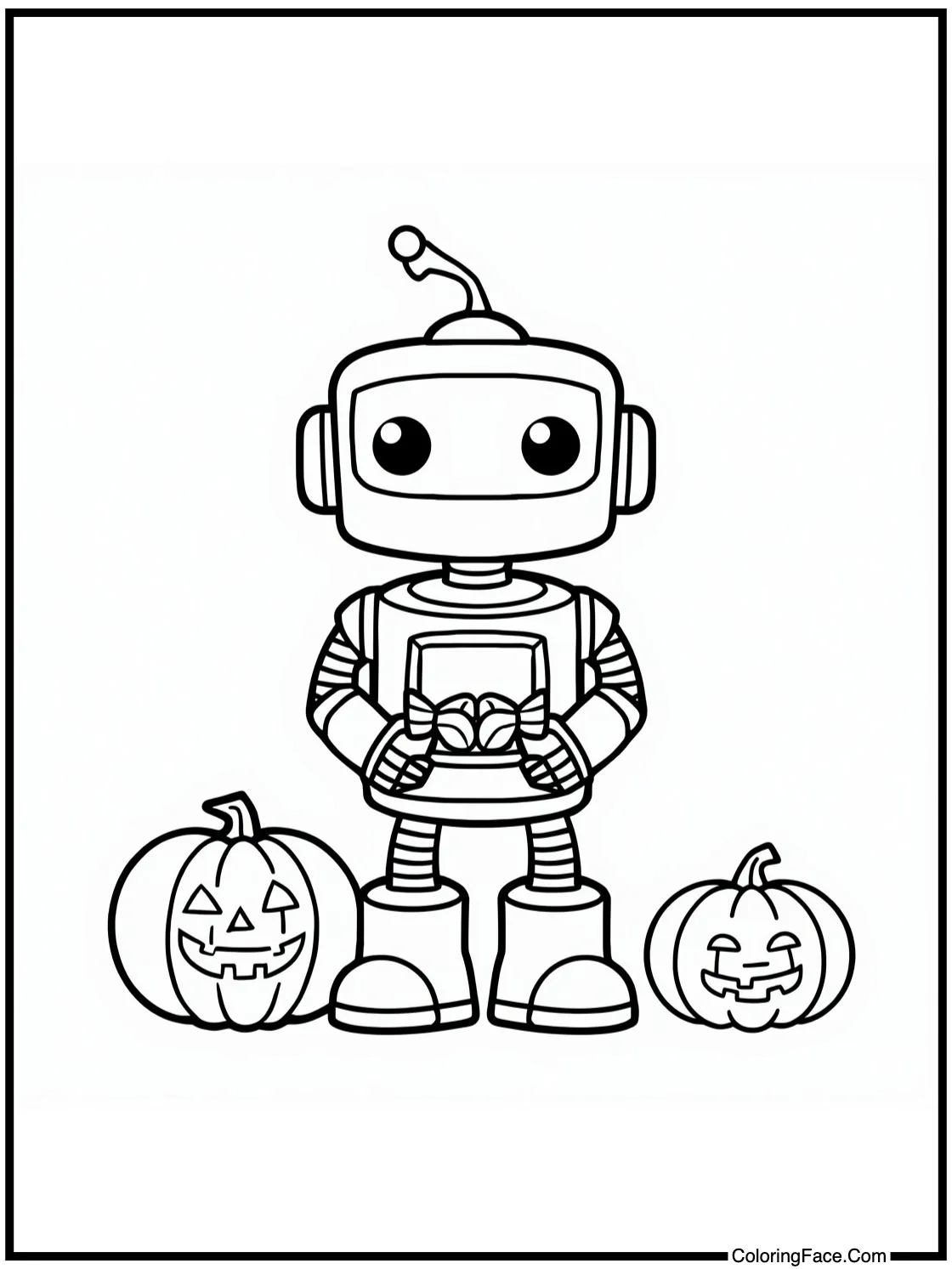 robot collecting candy